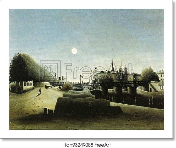 Free art print of View of the Ile Saint-Louis seen from the Port Saint-Nicolas. / Vue de l'Ile Saint-Louis prise du port Saint Nicolas by Henri Rousseau Free art print of View of the Ile Saint-Louis seen from the Port Saint-Nicolas. / Vue de l'Ile Saint-Louis prise du port Saint Nicolas by Henri Rousseau