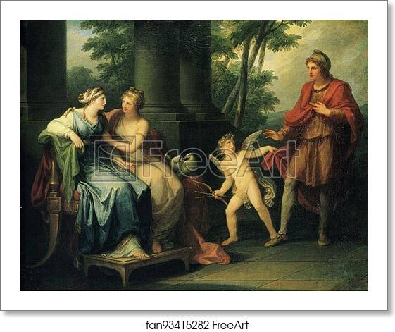 Free art print of Venus Persuades Helen to Fall in Love with Paris by Angelica Kauffman Free art print of Venus Persuades Helen to Fall in Love with Paris by Angelica Kauffman