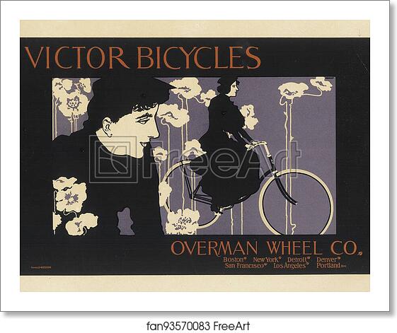 Free art print of Victor Bicycles by Will H. Bradley Free art print of Victor Bicycles by Will H. Bradley