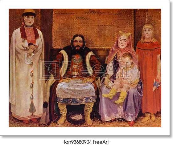 Free art print of A Merchant Family in the XVII century by Andrey Ryabushkin Free art print of A Merchant Family in the XVII century by Andrey Ryabushkin