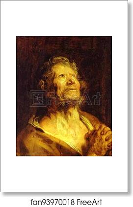 Free art print of An Apostle with Folded Hands by Sir Anthony Van Dyck