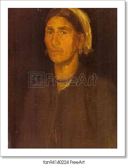 Free art print of Head of a Peasant Woman by James Abbott Mcneill Whistler Free art print of Head of a Peasant Woman by James Abbott Mcneill Whistler