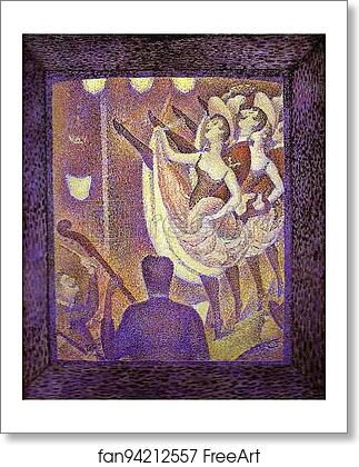 Free art print of Study for Le Chahut by Georges Seurat