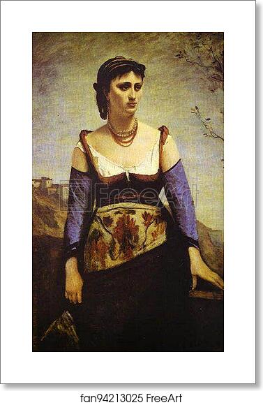 Free art print of Agostina by Jean-Baptiste-Camille Corot Free art print of Agostina by Jean-Baptiste-Camille Corot