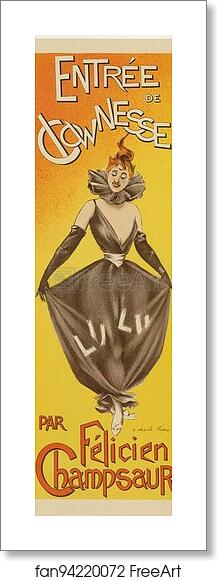 Free art print of "Entrée de Clownesse", par Félicien Champsaur. by E. Charle Lucas