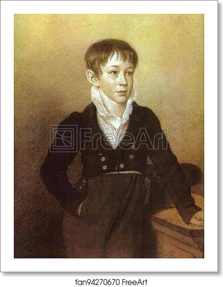 Free art print of Portrait of an Unknown Boy by Orest Kiprensky Free art print of Portrait of an Unknown Boy by Orest Kiprensky