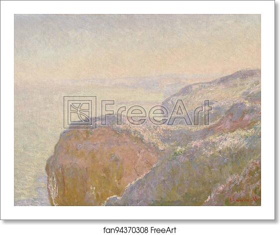 Free art print of Val-Saint-Nicolas, near Dieppe (Morning) by Claude Monet