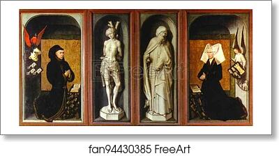 Free art print of Beaune Altarpiece, exterior without the upper wings by Rogier Van Der Weyden Free art print of Beaune Altarpiece, exterior without the upper wings by Rogier Van Der Weyden