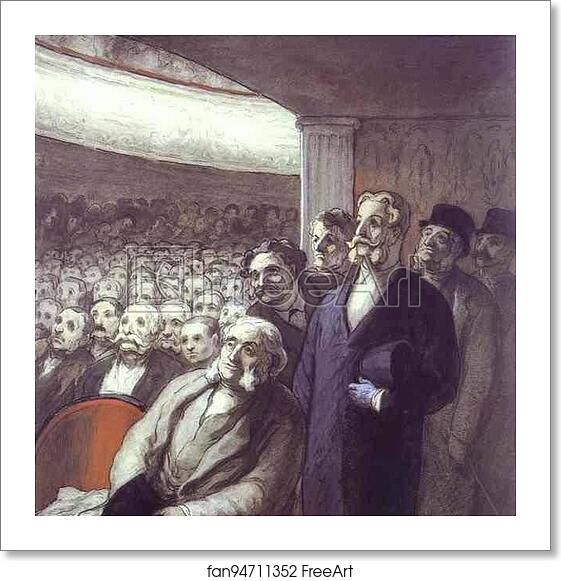 Free art print of The Spectators by Honoré Daumier Free art print of The Spectators by Honoré Daumier
