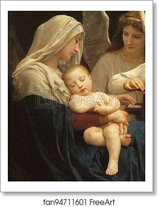 Free art print of Song of the Angels. Detail by William-Adolphe Bouguereau Free art print of Song of the Angels. Detail by William-Adolphe Bouguereau