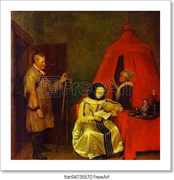 Free art print of A Village Postman by Gerard Terborch Free art print of A Village Postman by Gerard Terborch