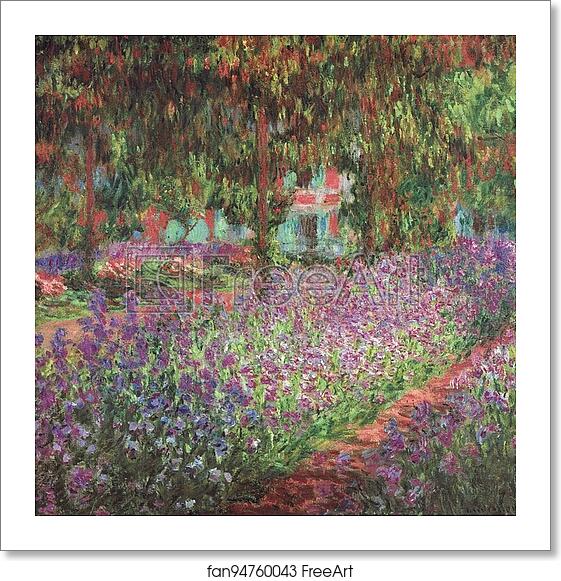 Free art print of The artist's garden at Giverny by Claude Monet Free art print of The artist's garden at Giverny by Claude Monet