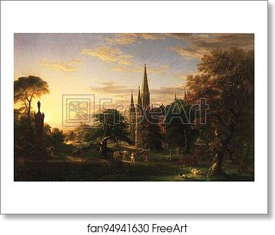 Free art print of The Return by Thomas Cole