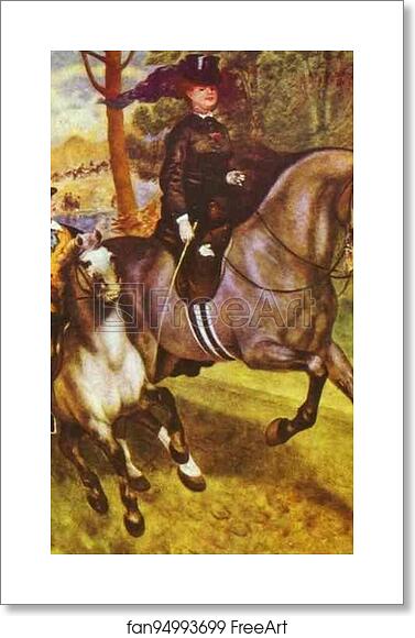 Free art print of A Morning Ride in the Bois de Boulogne by Pierre-Auguste Renoir Free art print of A Morning Ride in the Bois de Boulogne by Pierre-Auguste Renoir