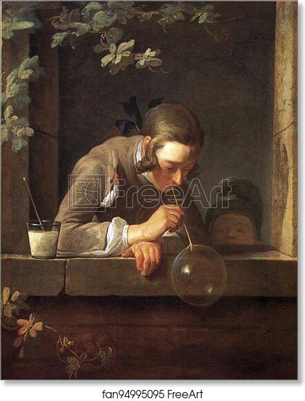 Free Art Print Of Soap Bubbles By Jean-Baptiste-Simeon Chardin. 1733-5 ...