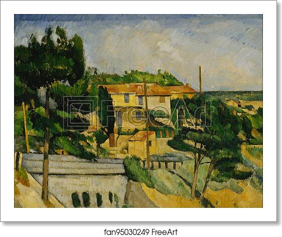 Free art print of The Road Bridge at L'Estaque by Paul Cézanne Free art print of The Road Bridge at L'Estaque by Paul Cézanne