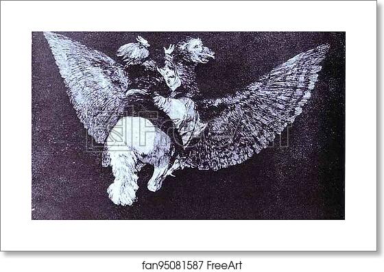 Free art print of Disparate Volante (Absurdity) by Francisco De Goya Y Lucientes Free art print of Disparate Volante (Absurdity) by Francisco De Goya Y Lucientes