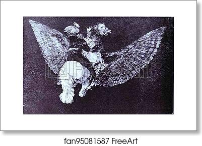 Free art print of Disparate Volante (Absurdity) by Francisco De Goya Y Lucientes