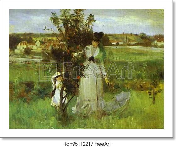 Free art print of Hide and Seek by Berthe Morisot Free art print of Hide and Seek by Berthe Morisot