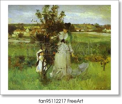 Free art print of Hide and Seek by Berthe Morisot Free art print of Hide and Seek by Berthe Morisot