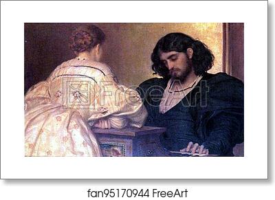 Free art print of Golden Hours by Frederick Leighton