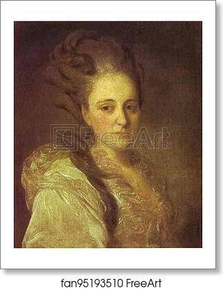 Free art print of Portrait of V. A. Obreskova by Fedor Rokotov