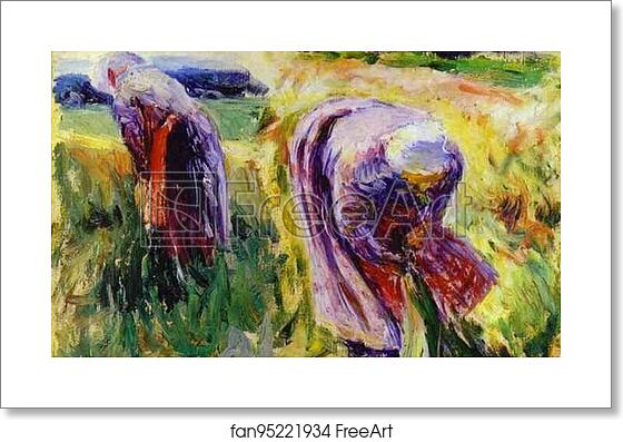 Free art print of Reapers by Victor Borisov-Musatov Free art print of Reapers by Victor Borisov-Musatov