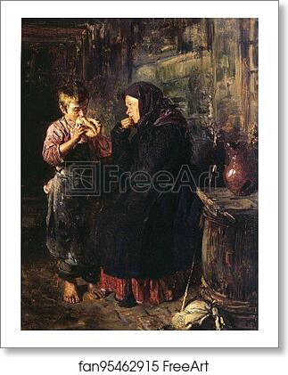Free art print of Mother Visiting her Son, an Apprentice by Vladimir Makovsky