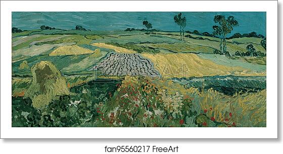 Free art print of The Plain of Auvers / Wheat Fields near Auvers by Vincent Van Gogh Free art print of The Plain of Auvers / Wheat Fields near Auvers by Vincent Van Gogh