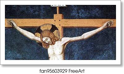 Free art print of Crucifixion. Detail by Pietro Cavallini