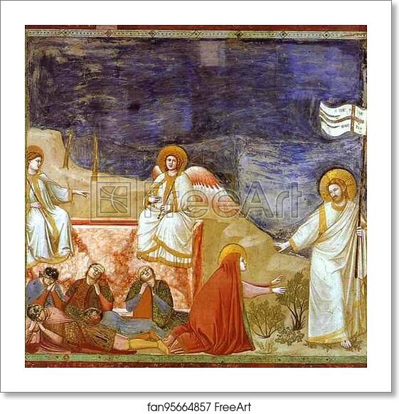 Free art print of Ressurection (Noli me tangere) by Giotto