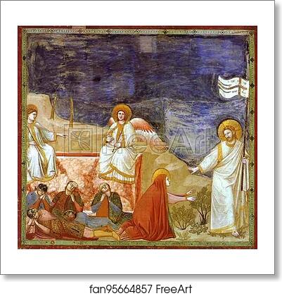 Free art print of Ressurection (Noli me tangere) by Giotto