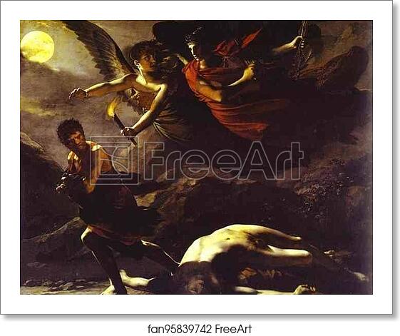 Free art print of Justice and Devine Vengeance Pursuing Crime by Pierre-Paul Prud'Hon