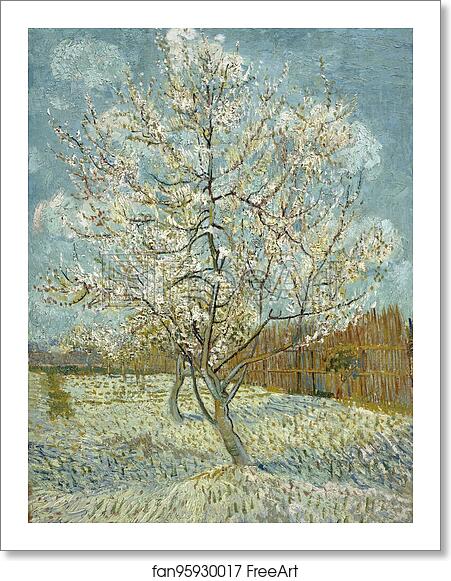 Free art print of The pink peach tree by Vincent Van Gogh Free art print of The pink peach tree by Vincent Van Gogh