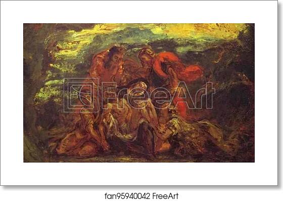 Free art print of Pieta by Eugène Delacroix Free art print of Pieta by Eugène Delacroix