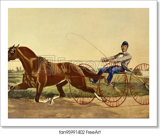 Free art print of The Celebrated Pacing Mare Pocahontas by Currier & Ives Free art print of The Celebrated Pacing Mare Pocahontas by Currier & Ives