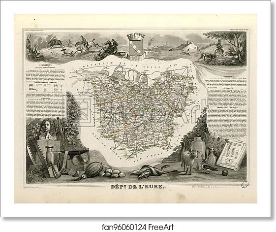 Free art print of Dépt. de l'Eure (région du nord) by Victor Jules Levasseur Free art print of Dépt. de l'Eure (région du nord) by Victor Jules Levasseur