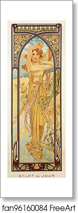 Free art print of Day Break by Alphonse Mucha Free art print of Day Break by Alphonse Mucha