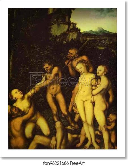 Free art print of The Silver Age (The Effects of Jealousy) by Lucas Cranach The Elder