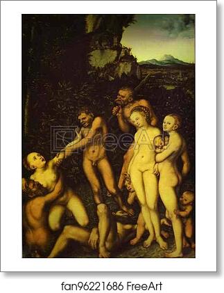 Free art print of The Silver Age (The Effects of Jealousy) by Lucas Cranach The Elder