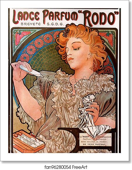 Free art print of Lance Parfum 'Rodo' by Alphonse Mucha Free art print of Lance Parfum 'Rodo' by Alphonse Mucha