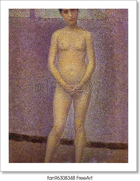 Free art print of Standing Model (study for Les Poseuses) by Georges Seurat Free art print of Standing Model (study for Les Poseuses) by Georges Seurat