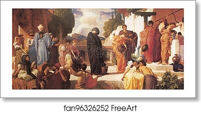 Free art print of Captive Andromache by Frederick Leighton