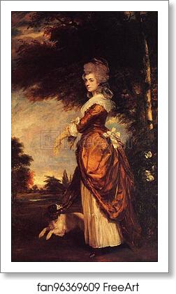 Free art print of Mary Amelia, Countess of Salisbury by Sir Joshua Reynolds