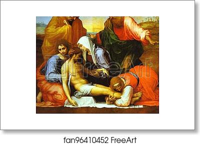 Free art print of The Entombment by Fra Bartolommeo
