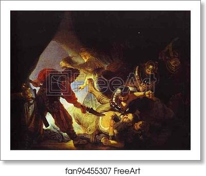 Free art print of The Blinding of Samson by Rembrandt Harmenszoon Van Rijn