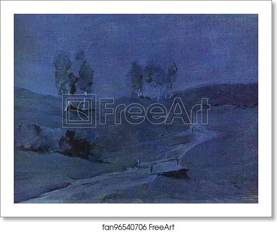 Free art print of Shadows. Moonlit Night by Isaac Levitan Free art print of Shadows. Moonlit Night by Isaac Levitan