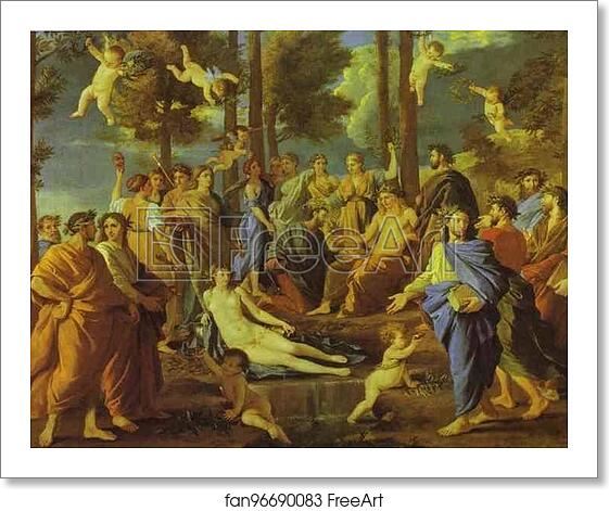 Free art print of Parnassus by Nicolas Poussin Free art print of Parnassus by Nicolas Poussin