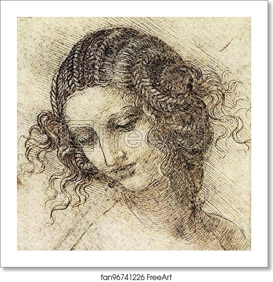 Free art print of Study for the Head of Leda (c. 1505 - 1507) by Leonardo Da Vinci Free art print of Study for the Head of Leda (c. 1505 - 1507) by Leonardo Da Vinci