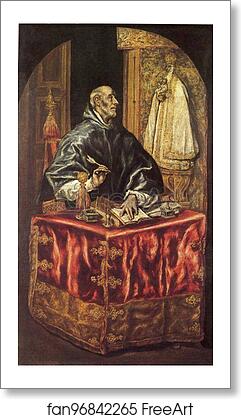 Free art print of St. Ildefonso by El Greco Free art print of St. Ildefonso by El Greco